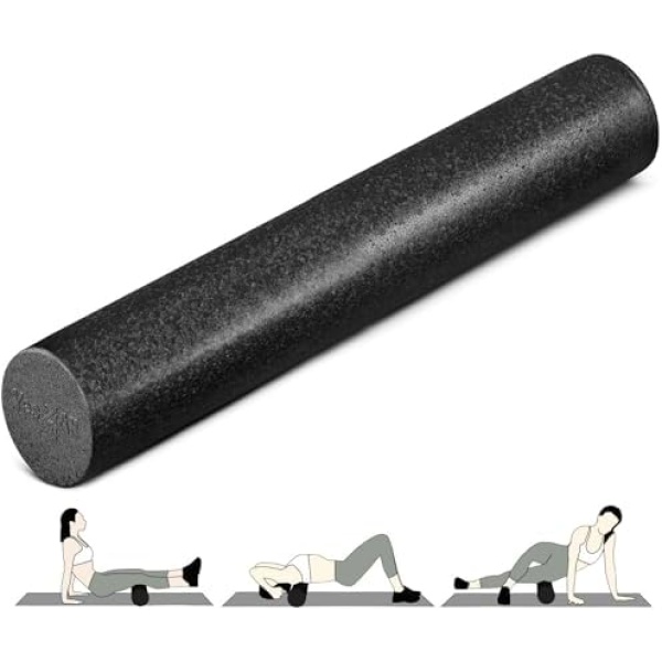 Yes4All EPP Foam Roller for Back, Legs – Extra Firm High-Density Foam Roller