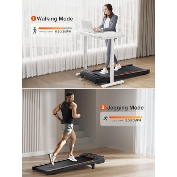 homeTro Walking Pad, Under Desk Treadmills for Home, 2.5HP - Image 2