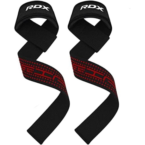 RDX Weight Lifting Straps,Powerlifting Deadlifting, Anti Slip 60CM Hand Bar - Image 2