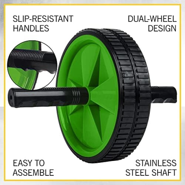 Everlast FIT AB Roller Wheel Shredder - Dual Wheel Stability, Training Guide - Image 6