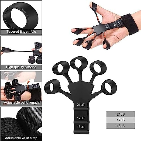 Finger Strengthener, 2024 NEW Grip Strength Trainer 2 PCS, Finger Exerciser - Image 3