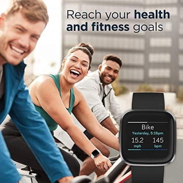 Fitbit Versa 2 Health and Fitness Smartwatch with Heart Rate, Music, Alexa - Image 5