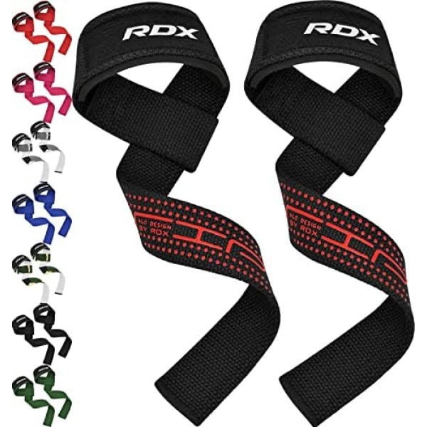 RDX Weight Lifting Straps,Powerlifting Deadlifting, Anti Slip 60CM Hand Bar