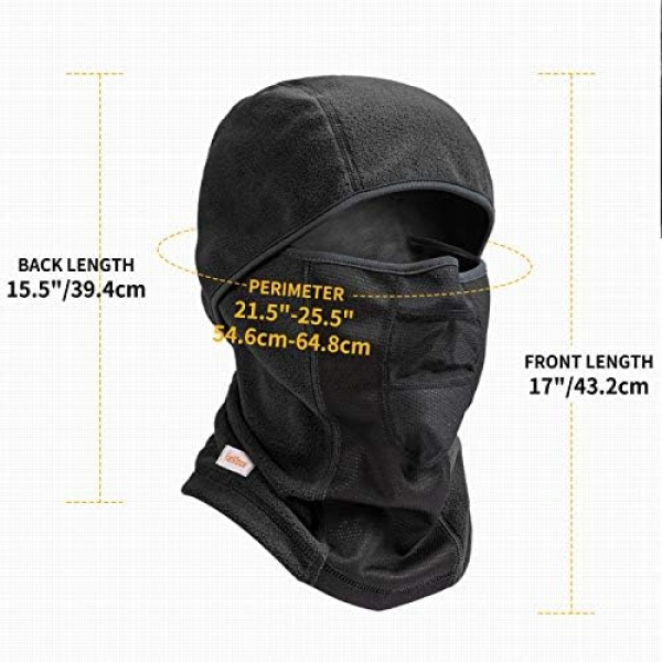 Balaclava Winter Cagoule Hiver Warm: Ski Face Mask Thermal Windproof Coldproof - Image 7