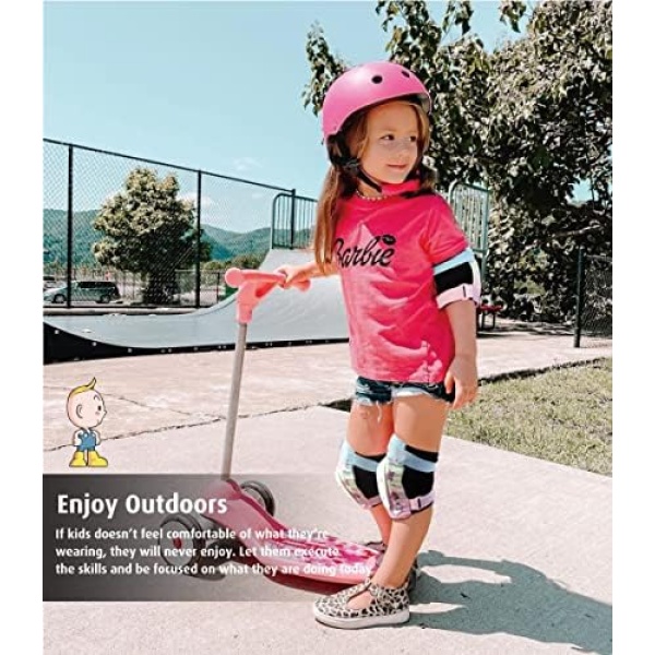 Simply Kids Knee and Elbow Pads with Wrist Guards - Image 5