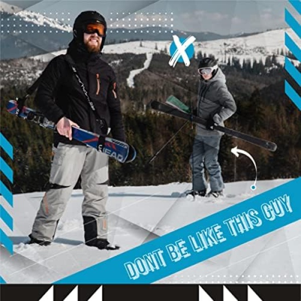 Sklon Ski Strap and Pole Carrier | Avoid The Struggle and Effortlessly Transport - Image 3