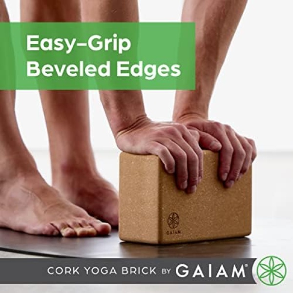 Gaiam Cork Yoga Brick - Image 5