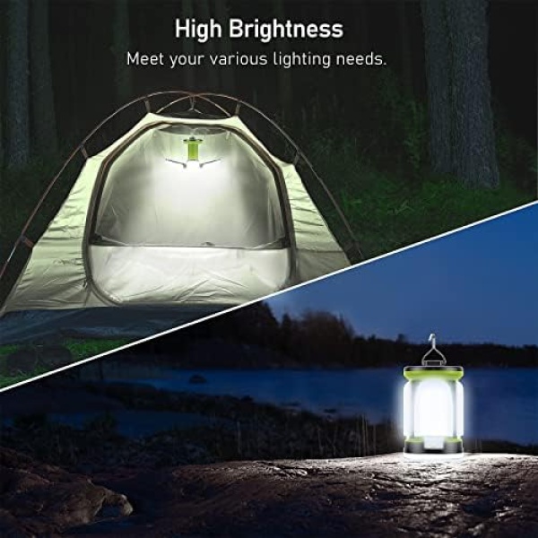 Blukar Camping Lantern Rechargeable,Camping Lights Lamp-7 Light Modes - Image 2