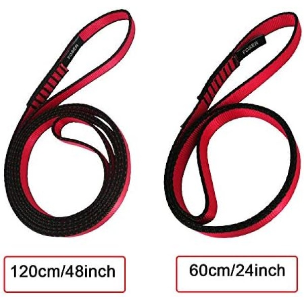 FOSER 18mm Nylon Climbing Sling Runner, 23KN Nylon Rope,Apply to Rock Climbing - Image 4