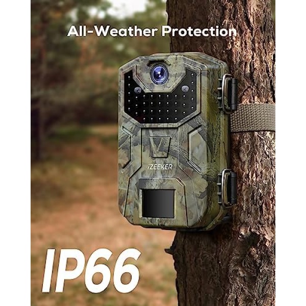 Trail Camera 32MP 1080P, iZEEKER Trail Cameras - Image 6