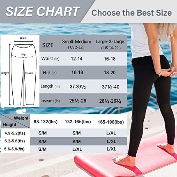 FULLSOFT 4 Pack Leggings for Women-No See-Through High Waisted Tummy Control - Image 6