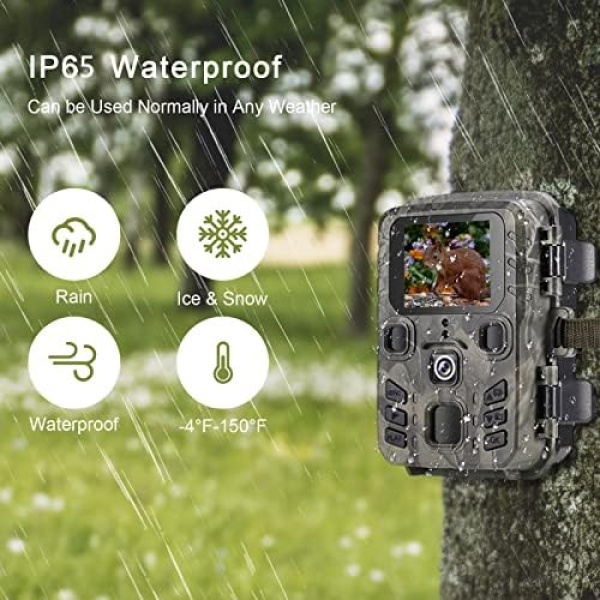 Mini Trail Cameras 20MP 1080P HD Video Game Camera - Image 5