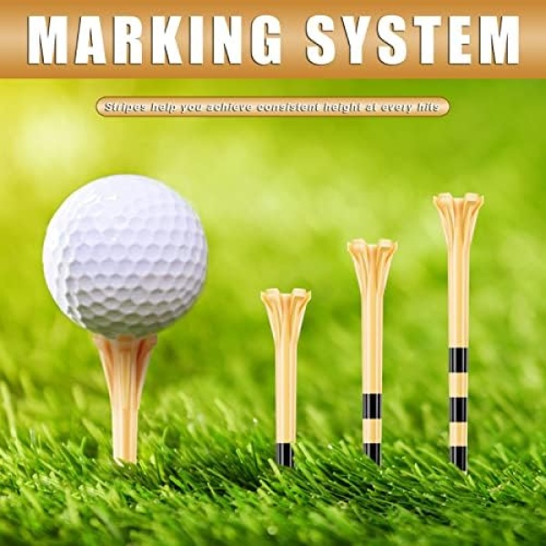 CHAMPKEY Original Plastic Golf Tees 100 Pack | 85 Driver Tees - Image 6