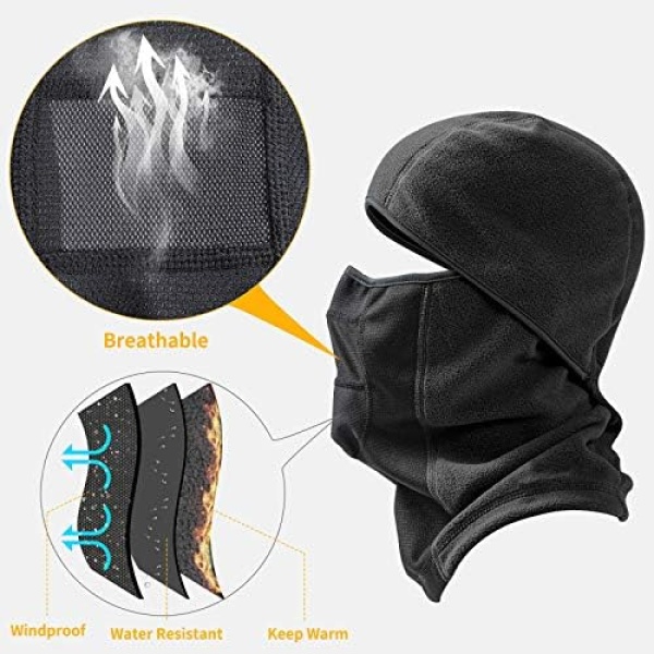 Balaclava Winter Cagoule Hiver Warm: Ski Face Mask Thermal Windproof Coldproof - Image 3