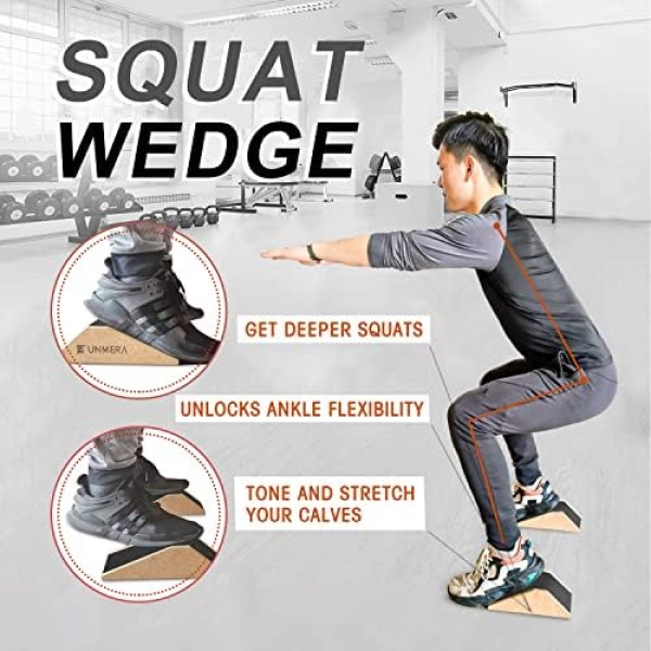 Squat Wedge Block 2PCS Non Slip Professional Squat Ramp,Squat Platform - Image 5