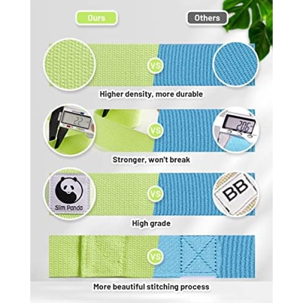 Slim Panda Yoga Mat Straps for Carrying,Adjustable Yoga Mat Carrier - Image 5