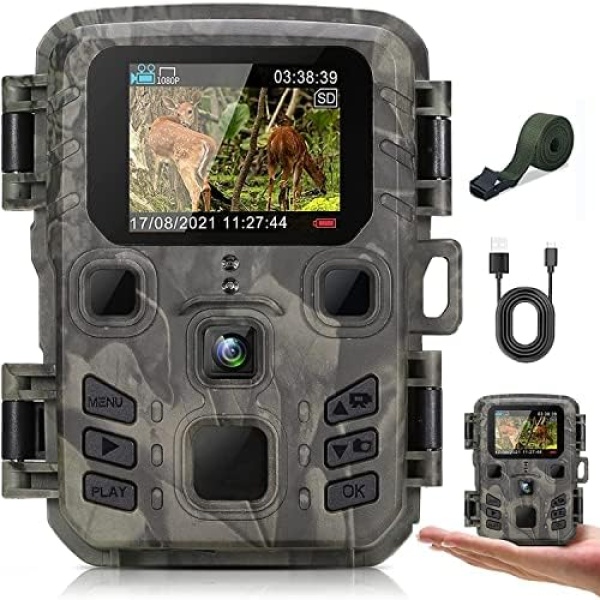 Mini Trail Cameras 20MP 1080P HD Video Game Camera