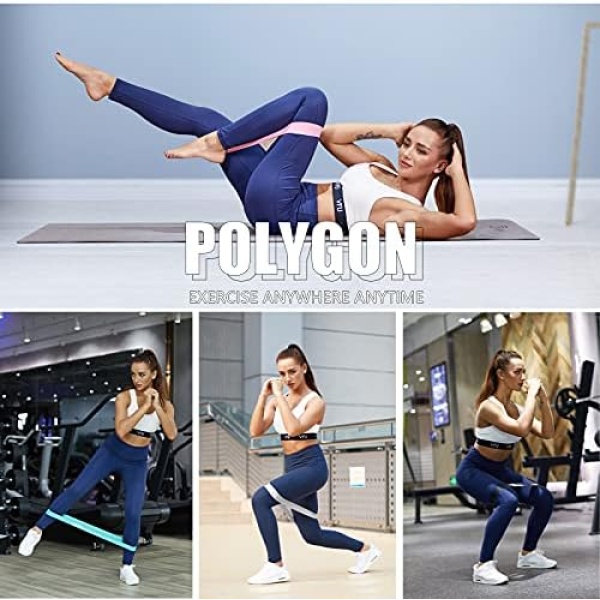 Polygon Resistance Loop Exercise Bands, Workout Flexbands for Physical Therapy - Image 6