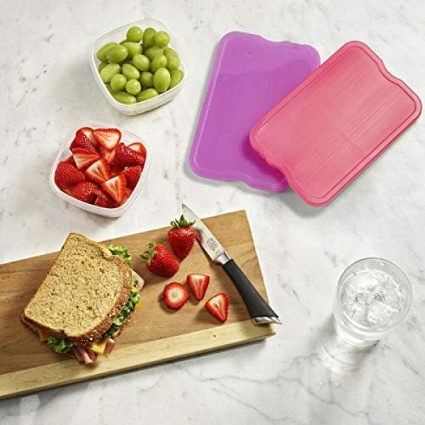 Fit + Fresh XL Cool Coolers Freezer Slim Ice Pack for Lunch Box, Coolers - Image 3