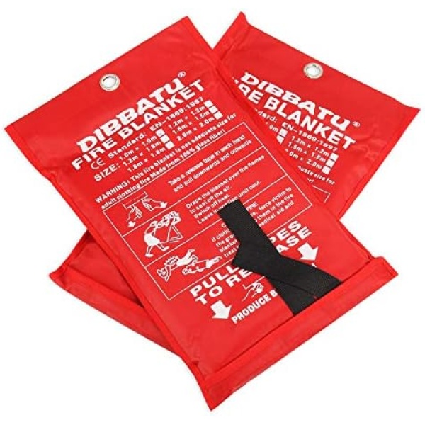 DIBBATU Fire Blanket Emergency for Home and Kitchen, Fire Retardant Blankets - Image 9