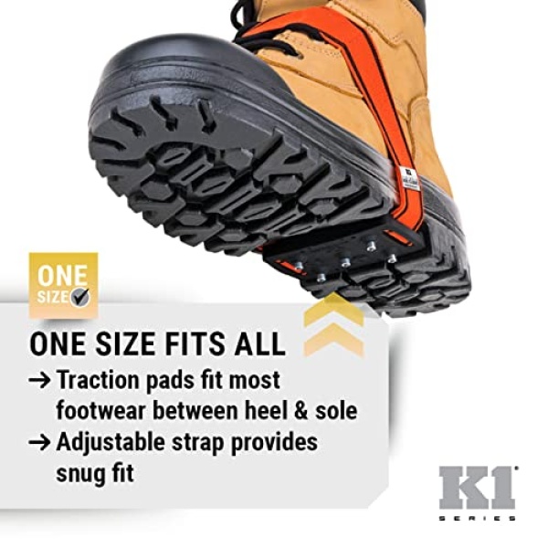 K1 Mid-Sole Ice Cleats - Easily Rotate Traction Cleats for Frequent - Image 4