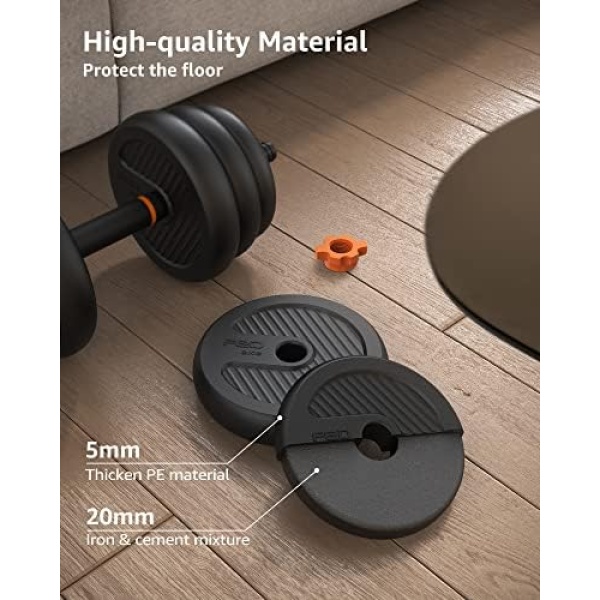 FEIERDUN Adjustable Dumbbells, 30/40/50/70/90lbs Free Weight Set with Connector - Image 3