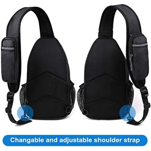 WATERFLY Sling Bag Sling Backpack Crossbody Bag Hiking Daypack - Image 5