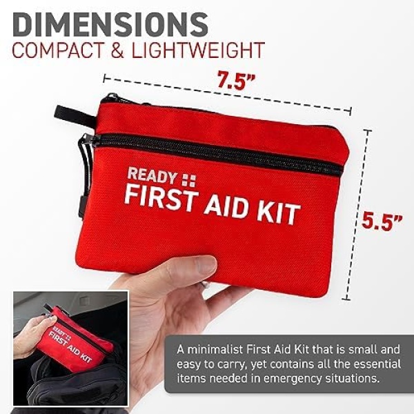 Ready First Aid 107 Piece First Aid Kit - Camping, First Aid Kit - Image 4