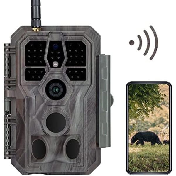 GardePro E8 WiFi Trail Camera, 32MP 1296p Game Cameras