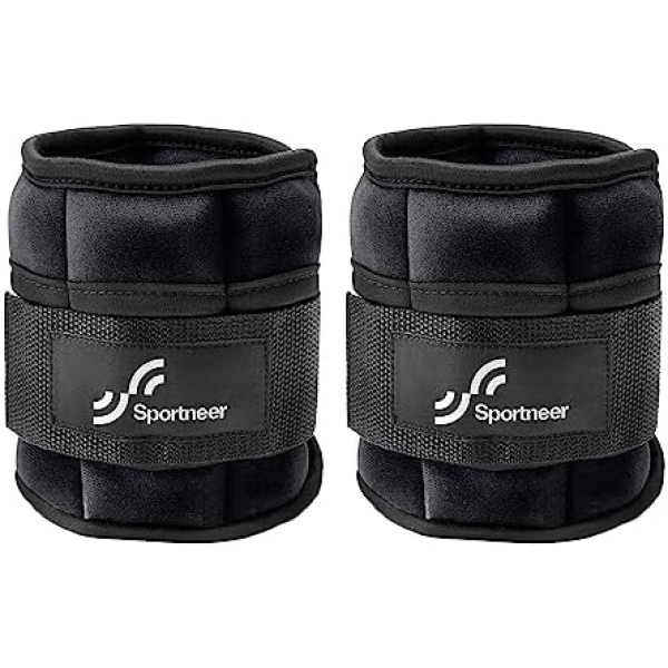 Sportneer Adjustable Ankle Weights 1 Pair 2 4 6 8 10 Lbs Leg Weight Straps - Image 8