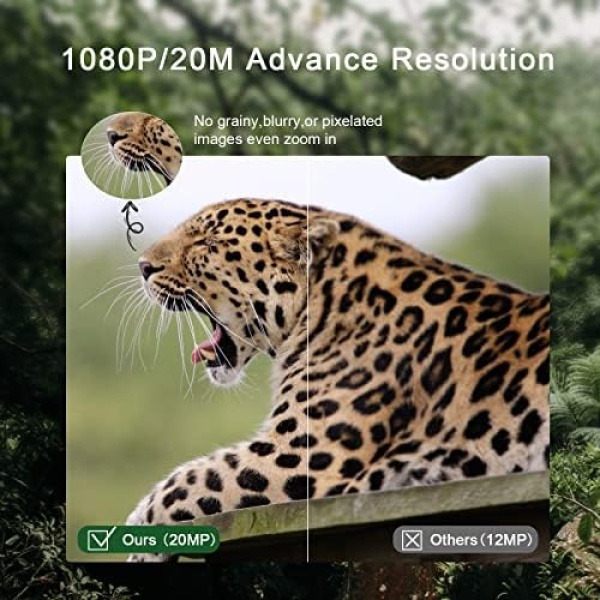 Mini Trail Cameras 20MP 1080P HD Video Game Camera - Image 2