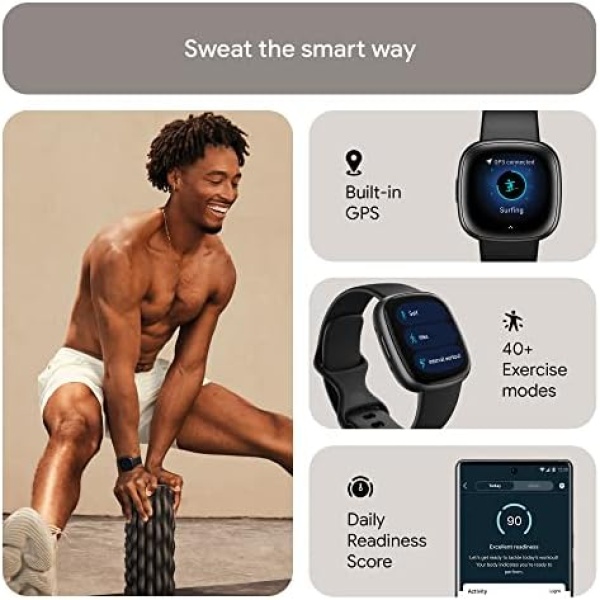 Fitbit Versa 4 Fitness Smart Watch for Men and Women with Daily Readiness, Gps - Image 2