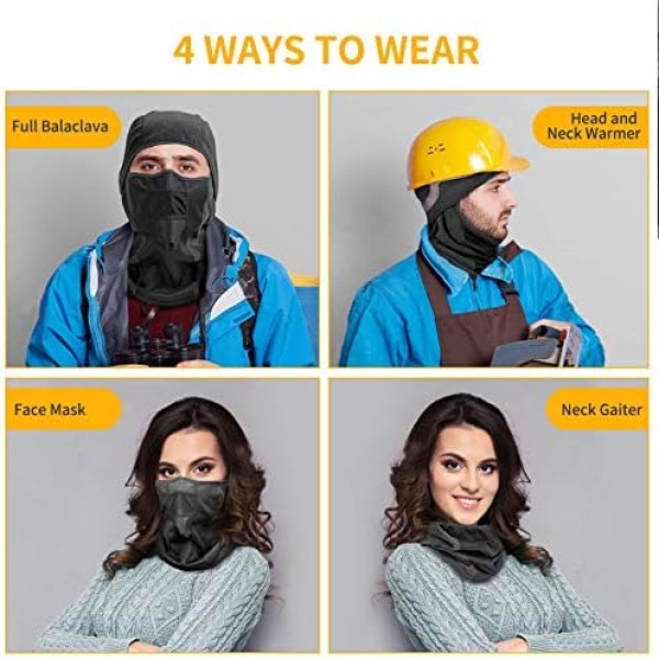 Balaclava Winter Cagoule Hiver Warm: Ski Face Mask Thermal Windproof Coldproof - Image 6