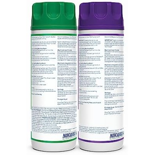 Nikwax Hardshell Cleaning and Waterproofing Duo-Pack - Image 2