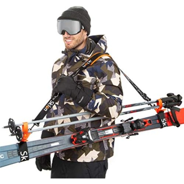 Sklon Ski Strap and Pole Carrier | Avoid The Struggle and Effortlessly Transport