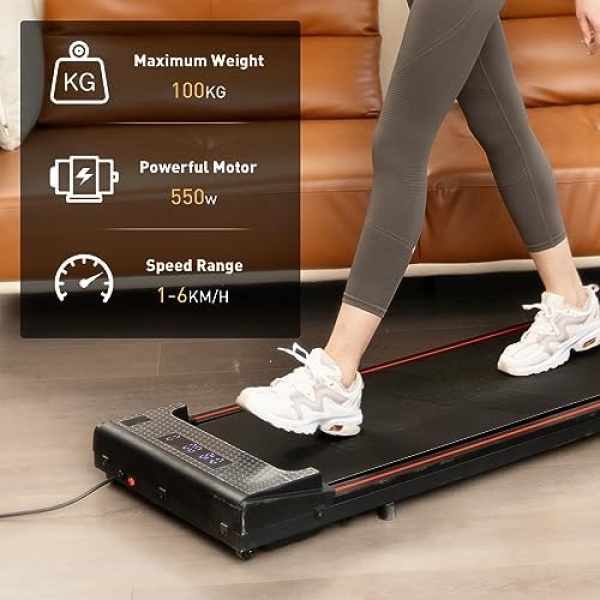 CITYSPORTS Portable Treadmill, Under Desk Treadmill Quiet, 2 in 1 Walking Pad - Image 6