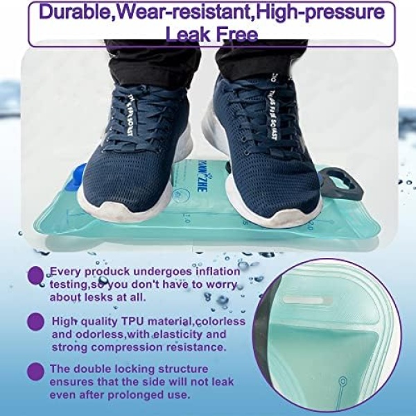 TANNOZHE Hydration Bladder 2Litre Water Bladder Leak Proof Water Reservoir,BPA Free - Image 6