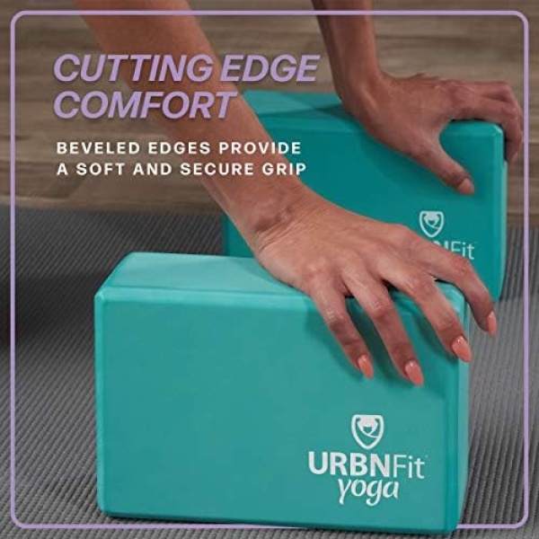 URBNFit Yoga Block - Moisture Resistant Brick to Improve Balance & Flexibility - Image 5