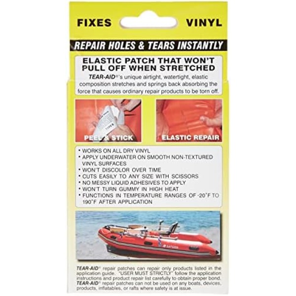 Tear-Aid Repair Type B Vinyl Inflatable Kit - Image 2