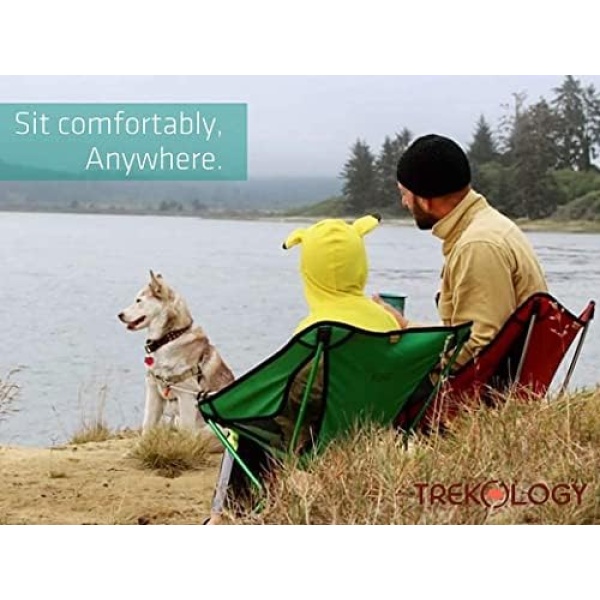 TREKOLOGY Camping Chairs, Folding Camping Chair, Outdoor Chairs, Lawn Chairs Camp Chair - Image 8