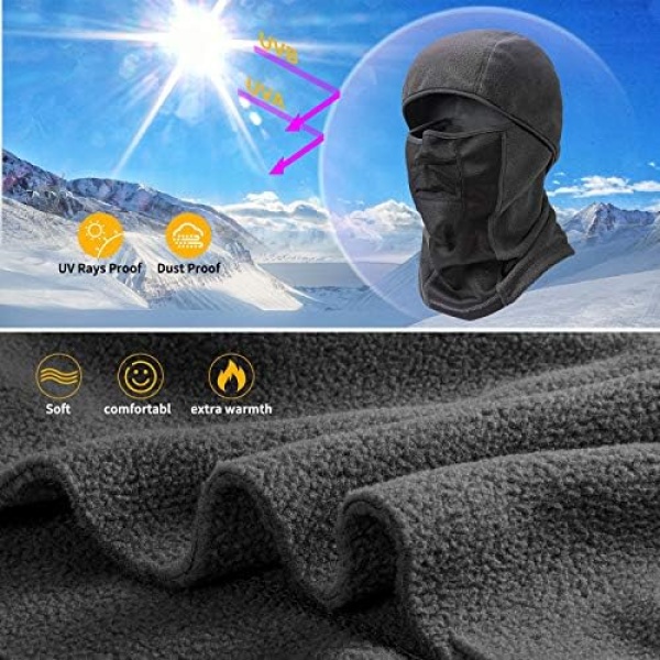 Balaclava Winter Cagoule Hiver Warm: Ski Face Mask Thermal Windproof Coldproof - Image 2