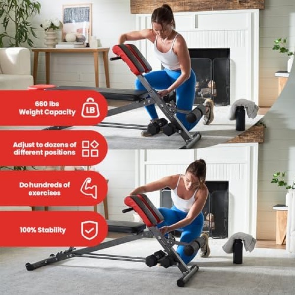 Finer Form Multi-Functional Bench for Full All-in-One Body Workout - Image 3