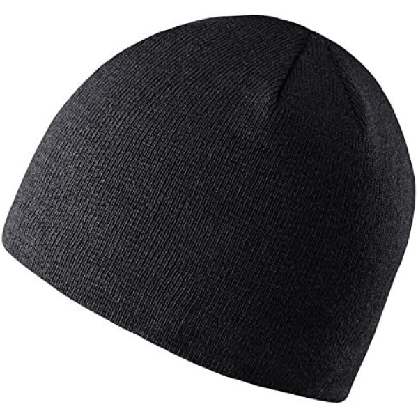 Pioneer V4010570-O/S Work Beanie, Acrylic Knit Black, Fit All