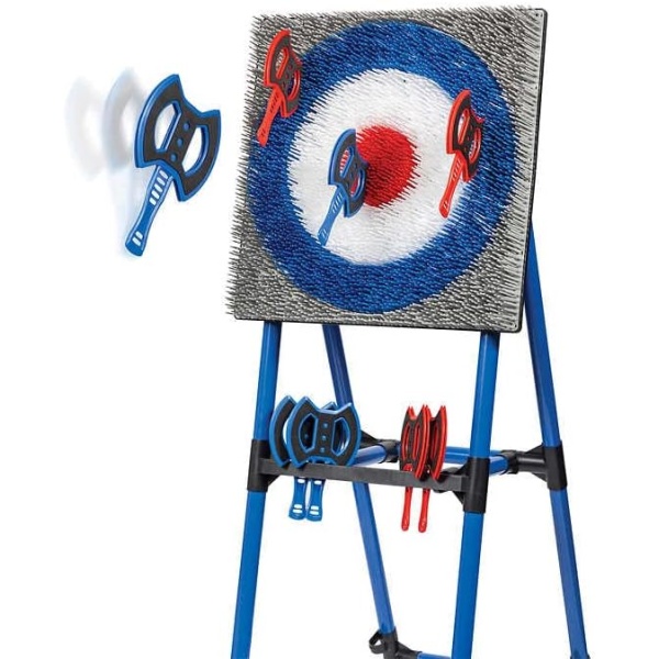 EastPoint Sports Axe Throwing Target Set Includes 8 Safety Axes/Out Door Axe Throw Game