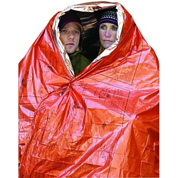 S.O.L. Survive Outdoors Longer 90 Percent Heat Reflective Survival Blanket - Image 9