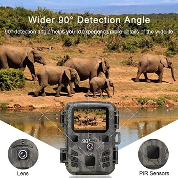 Mini Trail Cameras 20MP 1080P HD Video Game Camera - Image 6