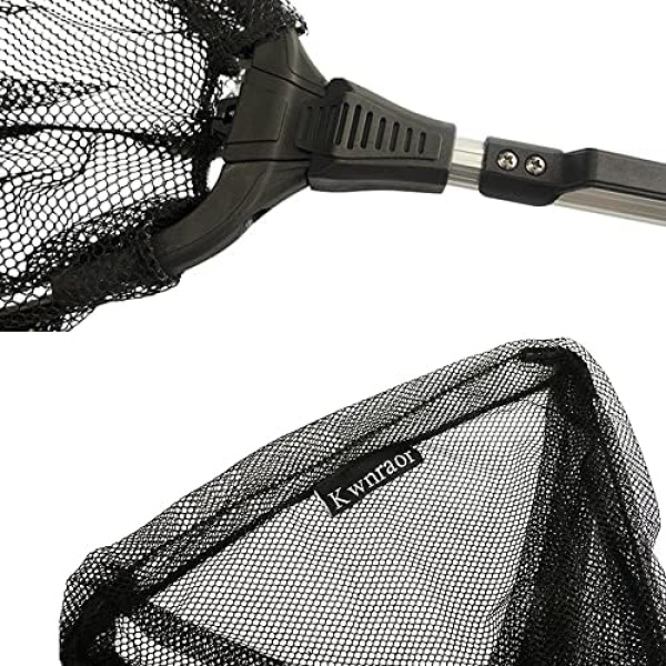 Fishing Net Collapsible, Fish Landing Net with Telescoping Aluminum Handle Extend - Image 3